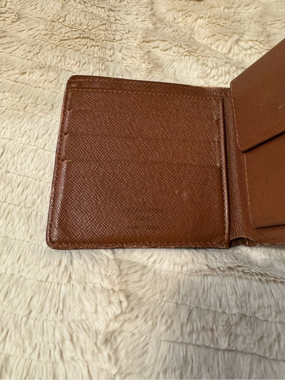 Louis Vuitton Brown Monogram Men's Bifold Wallet